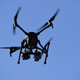 Pictured: A drone deployed during a demonstration at the Los Angeles Fire Department ahead of DJI’s AirWorks September conference in Los Angeles.